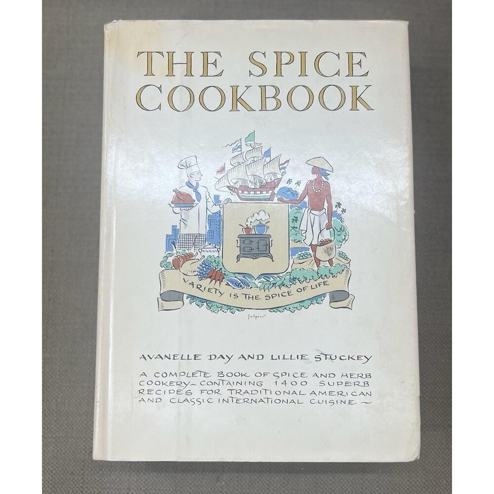 The Spice Cookbook by Avanelle Day Lillie Stuckey 1964 Recipes Vintage Cookbook
